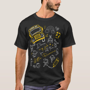 Camiseta Motorista de Ônibus Eu Amo Meu Trabalho Pequenas R