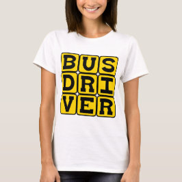 Camiseta Motorista de Ônibus, Profissão de Transporte