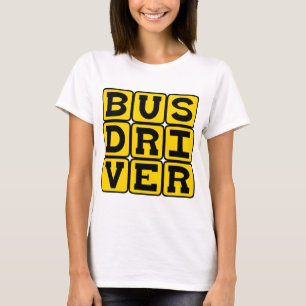 Camiseta Motorista de Ônibus, Profissão de Transporte
