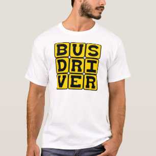 Camiseta Motorista de Ônibus, Profissão de Transporte