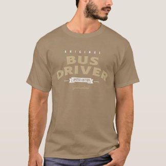 Camiseta Motorista de Ônibus Título de Trabalho Engraçado P