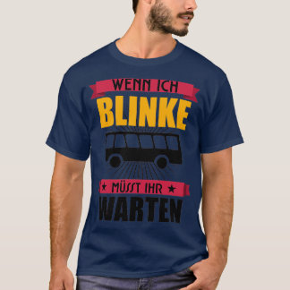 Camiseta motorista de ônibus vintage retro bus dizendo 2
