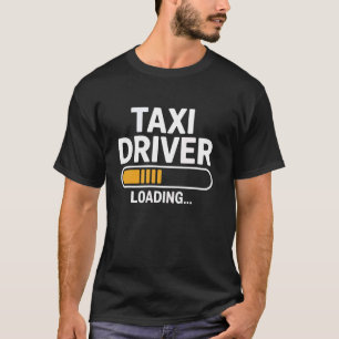 Camiseta Motorista de Táxi Carregando Citação Divertida de