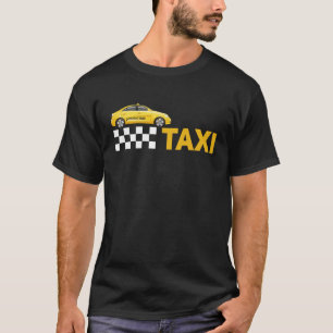 Camiseta Motorista de Táxi da Cidade Passageiro Comutador T