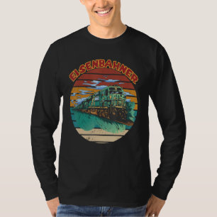 Camiseta Motorista de Trem Locomotiva Eu Amo Trens Condutor