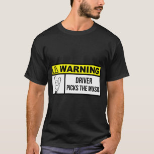 Camiseta Motorista escolhe a música