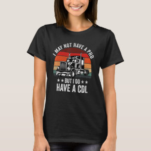 Camiseta Motorista Para Homens Mulheres Motorista De Caminh