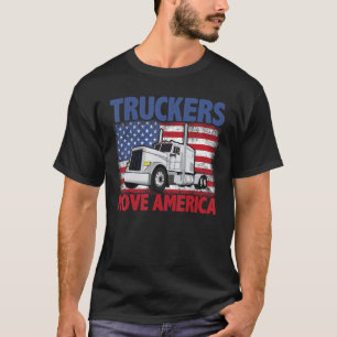 Camiseta Motoristas de Caminhão Semi-Reboque America Mover 