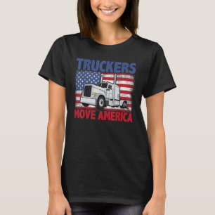 Camiseta Motoristas de Caminhão Semi-Reboque America Mover
