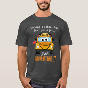 Camiseta Motoristas Engraçados De Ônibus Escolares