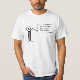 Camiseta Motoristas que não usam um sinal de volta
