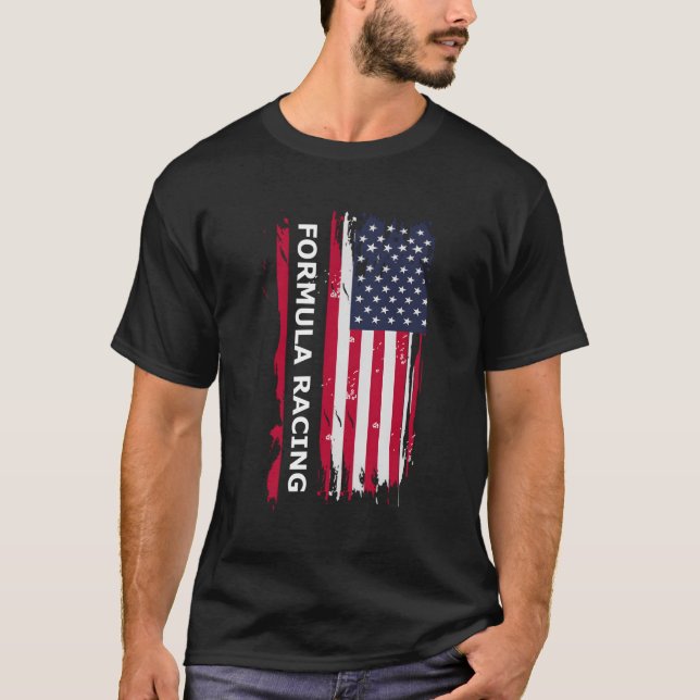 Camiseta Motorsport Corrente de Fórmula (Frente)