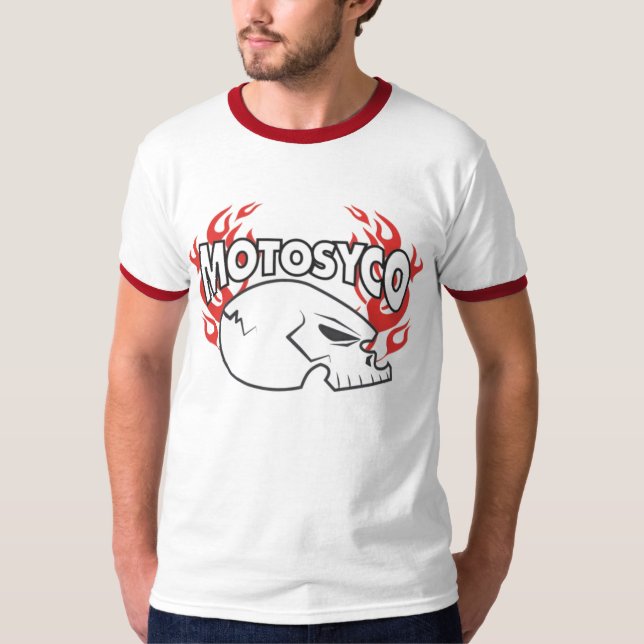 Camiseta motoskull (Frente)