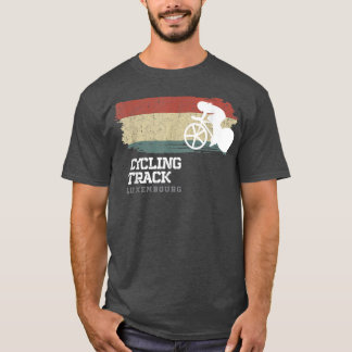 Camiseta Motoveleira de bicicleta rodoviária luxemburguesa