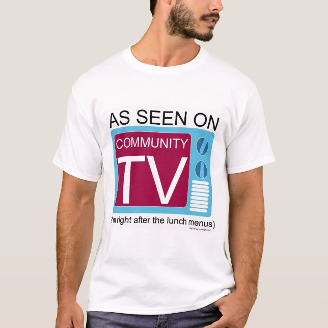 Camiseta Motto Clássico da Engraçado Community TV (Frente)