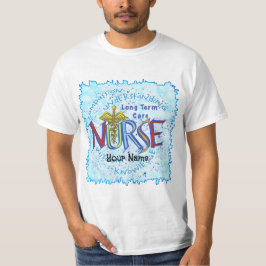 Camiseta Motto Enfermeiro de Cuidados de Longo Prazo