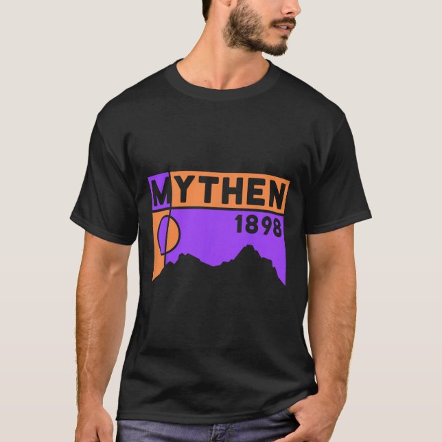 Camiseta Mount Grosser Mythen Hike Mountain Biking Swiss Hi (Frente)