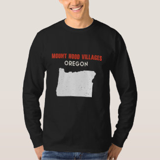 Camiseta Mount Hood Villages Oregon USA State America Trave