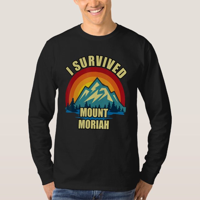 Camiseta Mount Moriah Hiking Mountian Climbing (Frente)