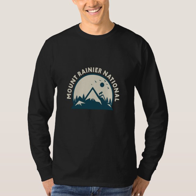 Camiseta Mount Rainier National Park Hiking Vacation  17 (Frente)