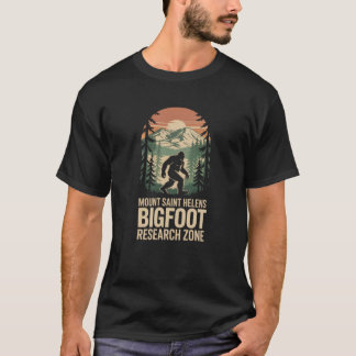 Camiseta Mount Saint Helens Bigfoot Research Zone Tee