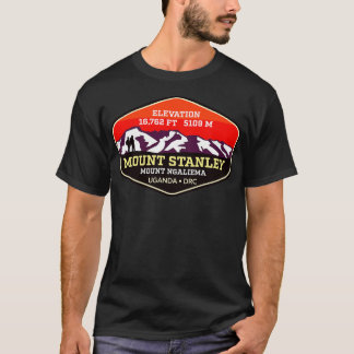 Camiseta Mount Stanley Mt Ngaliema Uganda Dem Republic of C