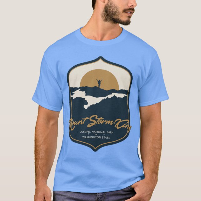 Camiseta Mount Storm King Olympic National Park (Frente)