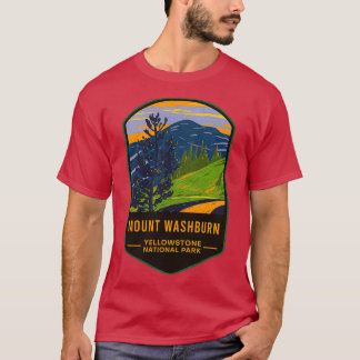 Camiseta Mount Washburn Yellowstone National Park