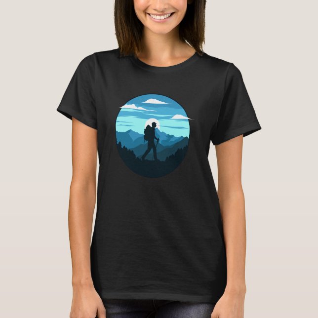 Camiseta Mountain and Forest Scene  61 (Frente)