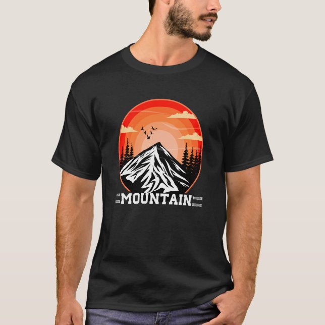 Camiseta Mountain and Forest Scene  74 (Frente)