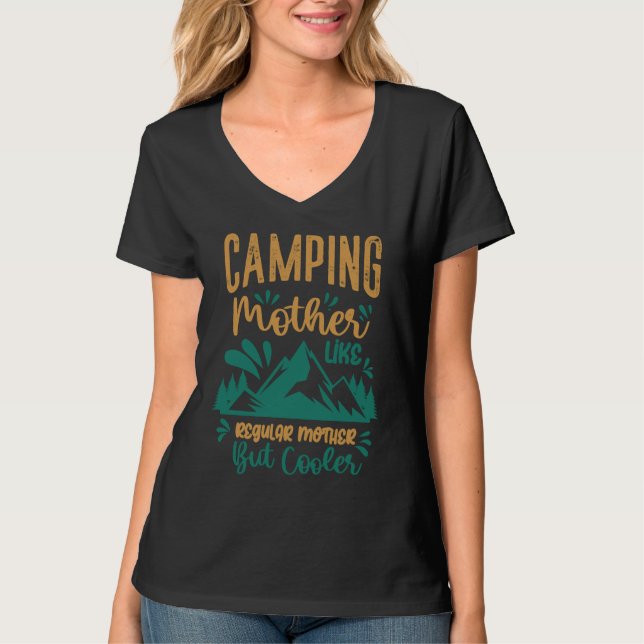 Camiseta Mountain and Forest Scene Silhouette  28 (Frente)