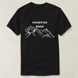 Camiseta Mountain Bike Adventure , Bold Biker Design ,