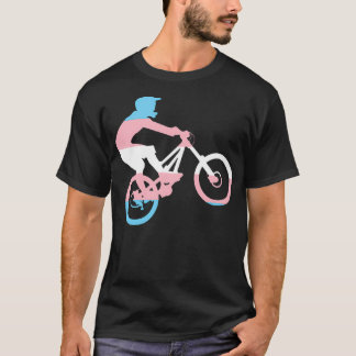 Camiseta Mountain Biker 1 Versão do pavilhão transgênero