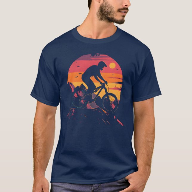 Camiseta Mountain Biking 90s Look retro (Frente)