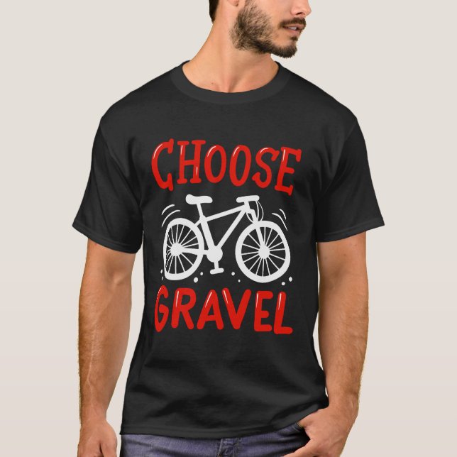 Camiseta Mountain Biking Choose Gravel (Frente)