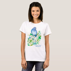 Camiseta Mountain Bluebird Idaho State Pássaro
