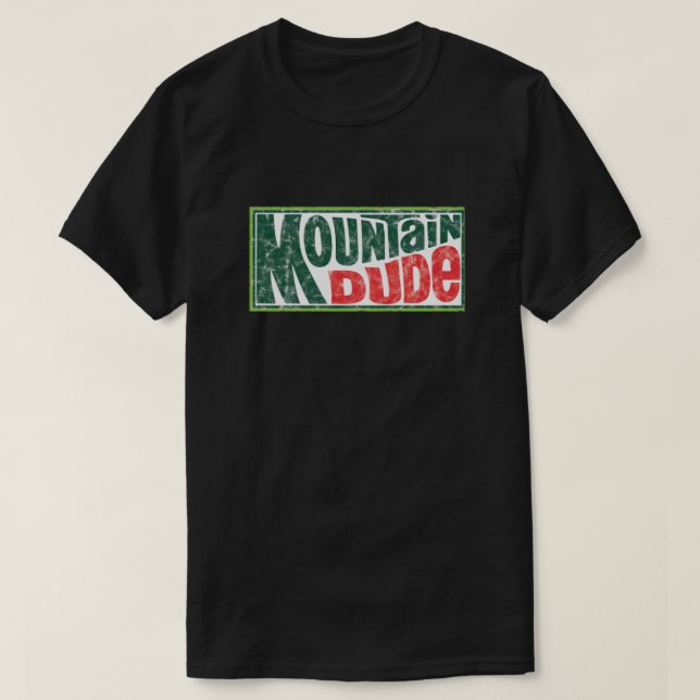 Camiseta Mountain Dude  (Frente do Design)