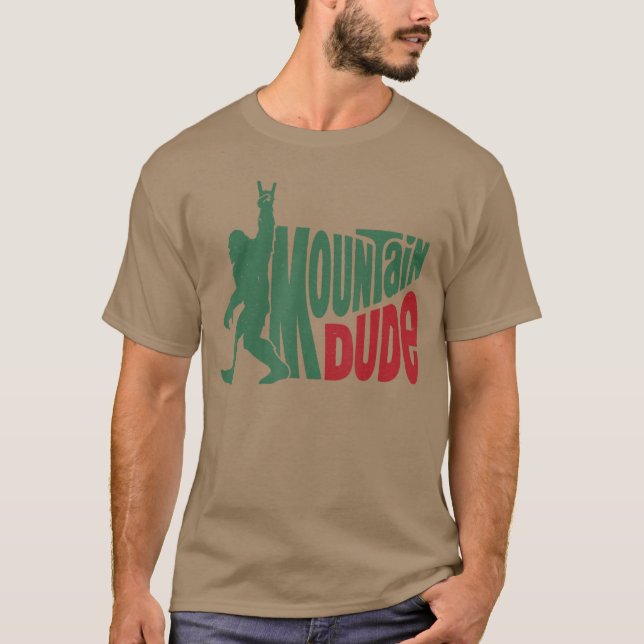 Camiseta Mountain Dude gift (Frente)