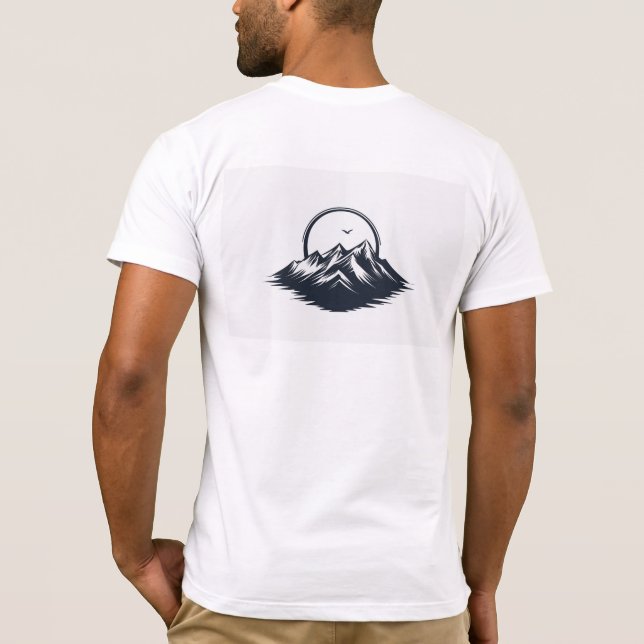 Camiseta Mountain graphic t-shirt, perfect for nature lover (Verso)