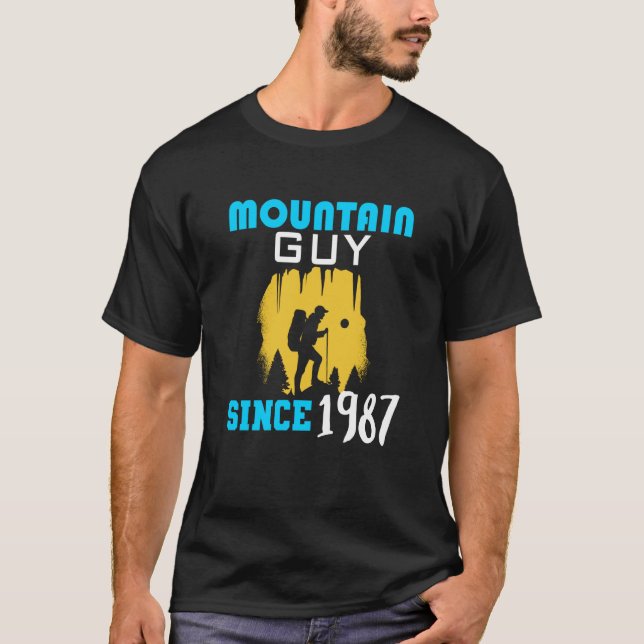 Camiseta Mountain guy since 1987 (Frente)
