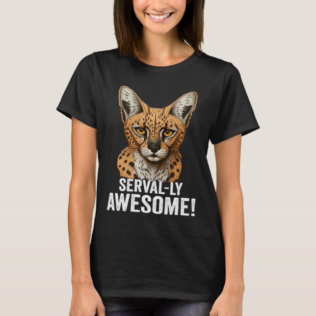 Camiseta Mountain Lion Ohio Wild Cat Amiry Serval Cat (Frente)