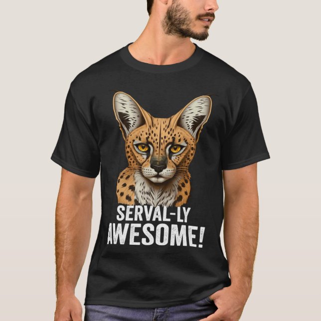 Camiseta Mountain Lion Ohio Wild Cat Amiry Serval Cat (Frente)