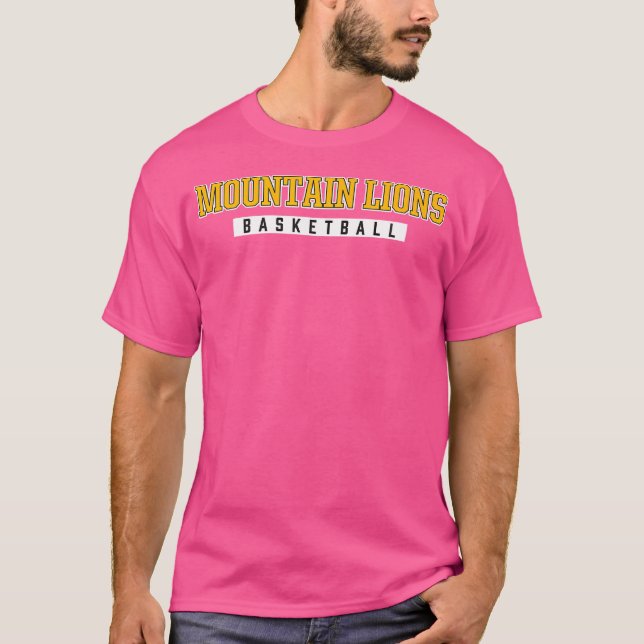 Camiseta Mountain Lions Basbol County High Schoo (Frente)