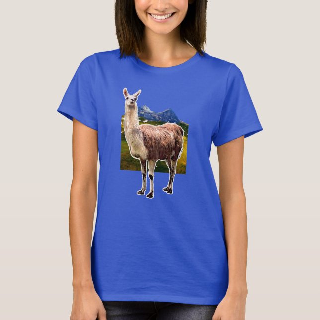 Camiseta Mountain Llama (Frente)
