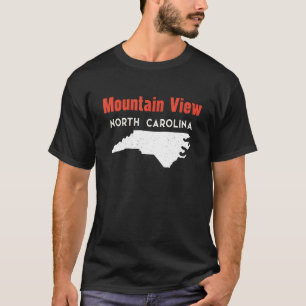 Camiseta Mountain View e Bayshore Carolina do Norte Estados