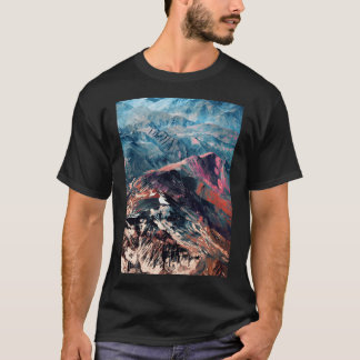 Camiseta Mountains 2 Baseball  Sleeve