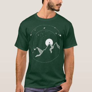 Camiseta Mountains, hiking, space T-Shirt