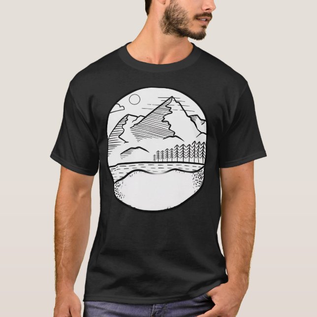 Camiseta Mountains View Active (Frente)