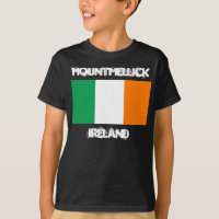 Mountmellick, Irlanda com bandeira da Irlanda Cria