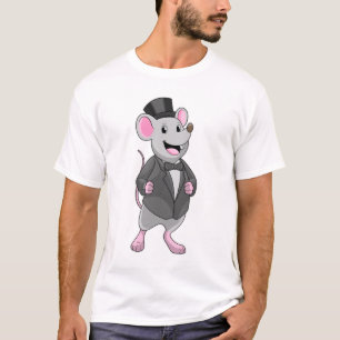 Camiseta Mouse como Alcance com Fita